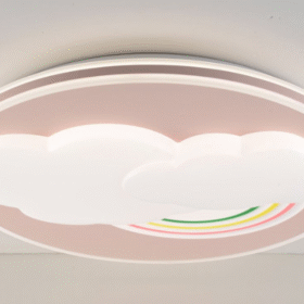 Plafoniera Rainbow Roz D400×H70mm 3 Tipuri de lumina