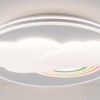 Plafoniera Rainbow Alb D400×H70mm 3 Tipuri de lumina