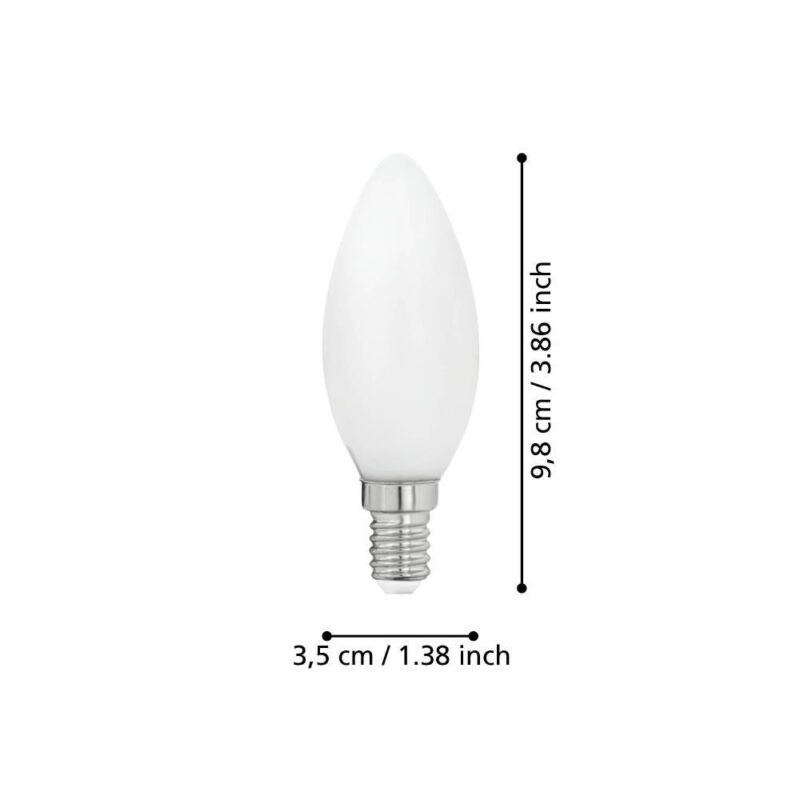 Alternative view of Bec LED E14 7W 2700K 110044