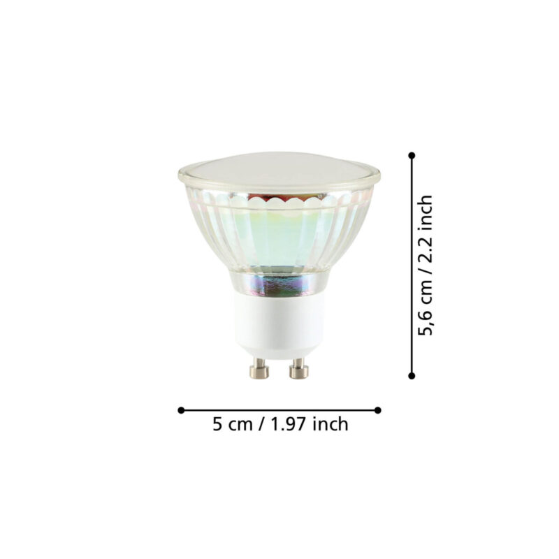 Alternative view of Set 2 becuri LED GU10 2X2.9W 3000K 110143
