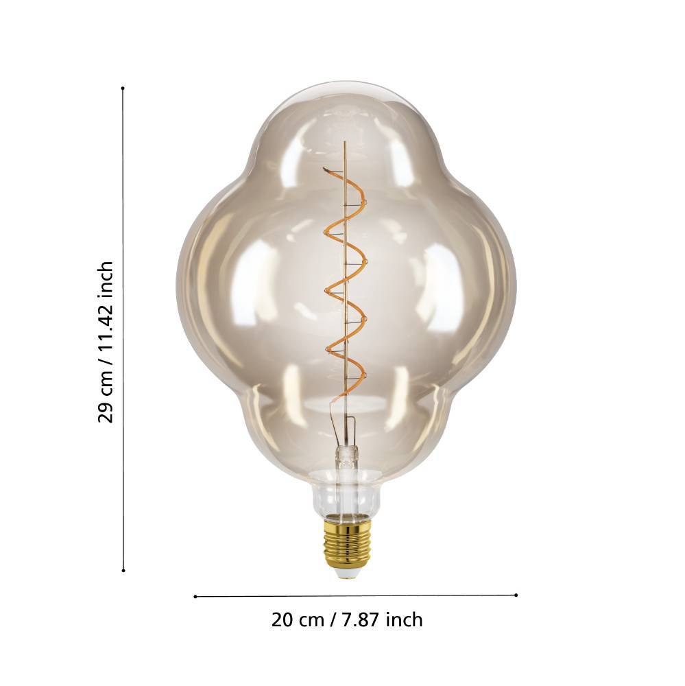 Bec LED dimabil E27 4W 2000K 110253 - imagine 2