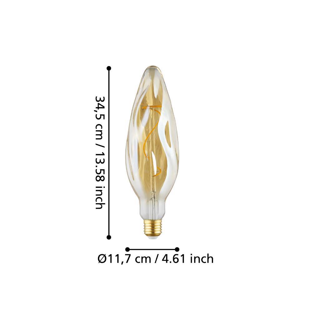 Bec LED dimabil E27 4W 2100K 110279 - imagine 2