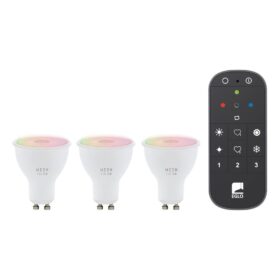 Set 3 becuri LED GU10 3X4.5W 2700K-6500K 110309