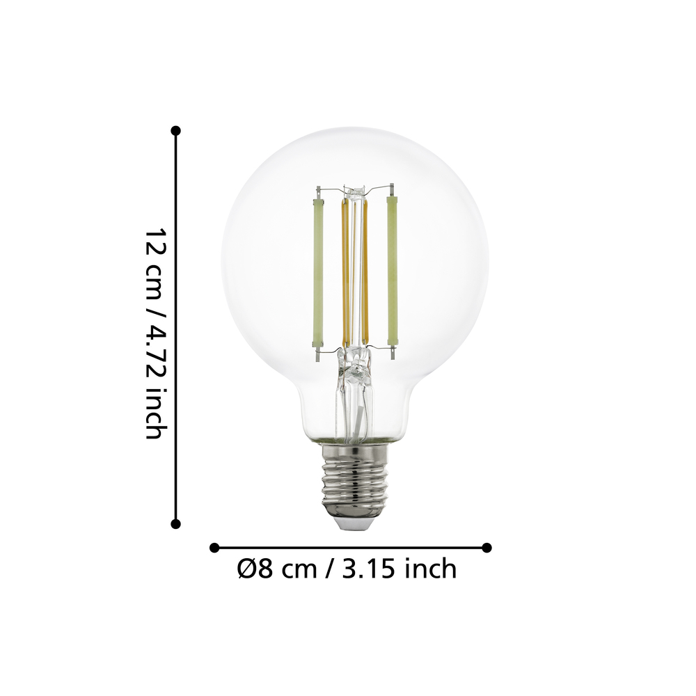Bec LED E27 G80 8W 2200K-6500K 110386 - imagine 3