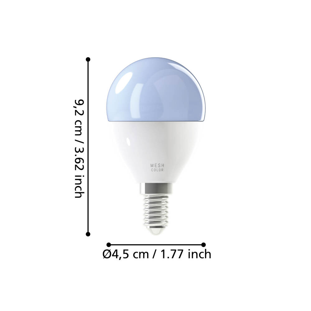 Bec LED E14 P45 4.9W 2700K-6500K 110395 - imagine 3