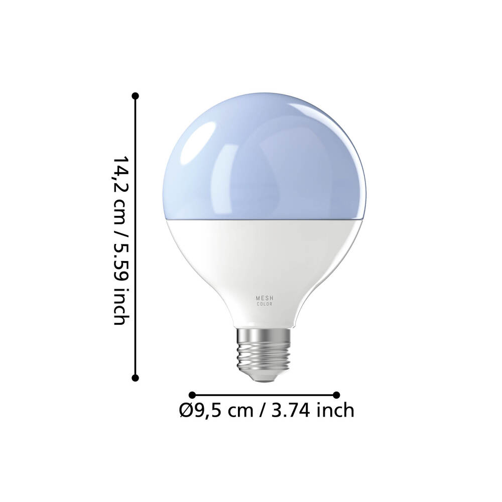 Bec LED E27 G95 14W 2700K-6500K 110397 - imagine 3