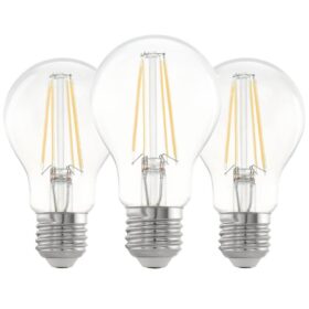 Set 3 becuri LED E27 A60 3X7W 2700K 113105