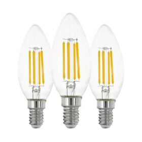 Set 3 becuri LED E14 C35 3X7W 2700K 113107