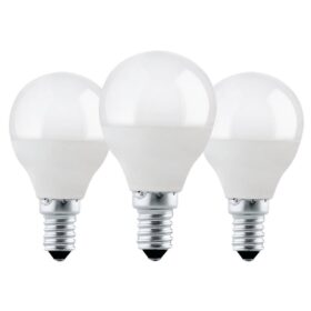 Set 3 becuri LED E14 P45 3X4.9W 3000K 113112