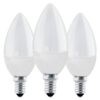 Set 3 becuri LED E14 C37 3X4.9W 3000K 113113