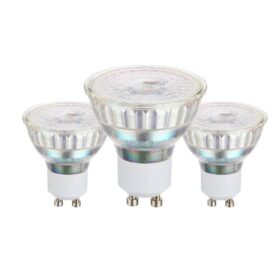Set 3 becuri LED GU10 3X4.5W 3000K 113114