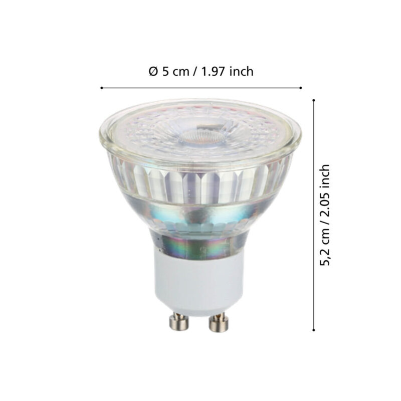 Alternative view of Set 3 becuri LED GU10 3X4.5W 4000K 113115