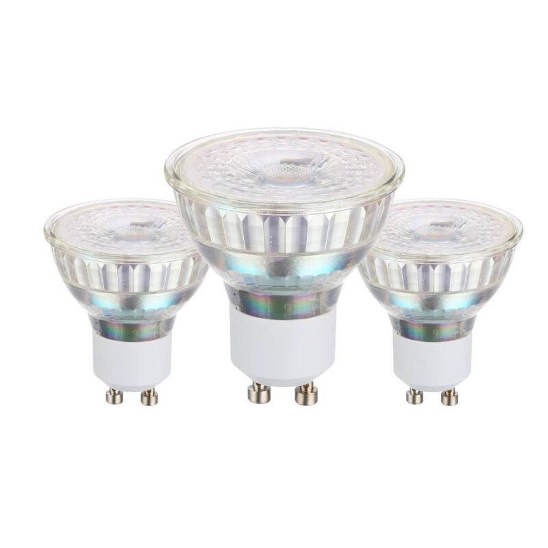 Set 3 becuri LED GU10 3X4.5W 4000K 113115