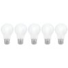 Set 5 becuri LED E27 A60 5X7W 2700K 113117