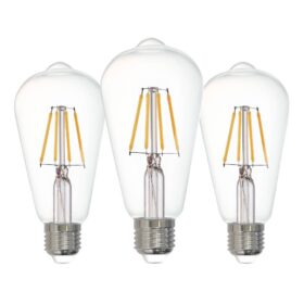 Set 3 becuri LED E27 ST64 3X4W 4000K 11347