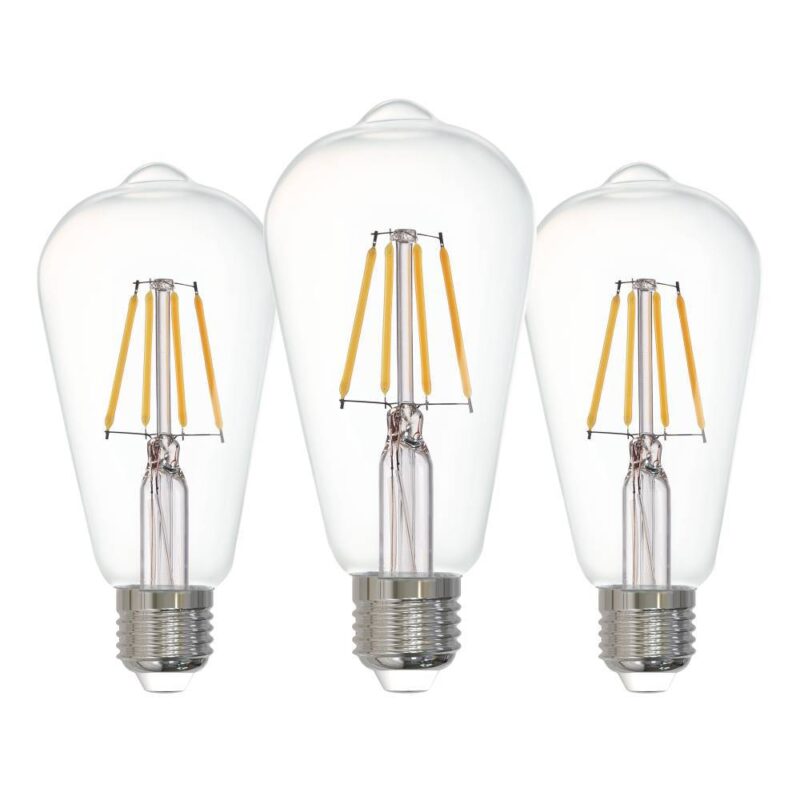 Set 3 becuri LED E27 ST64 3X4W 4000K 11347