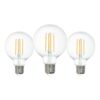 Set 3 becuri LED E27 G80 3X4W 4000K 11352