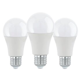 Set 3 becuri LED E27 A60 3X11.5W 3000K 117524