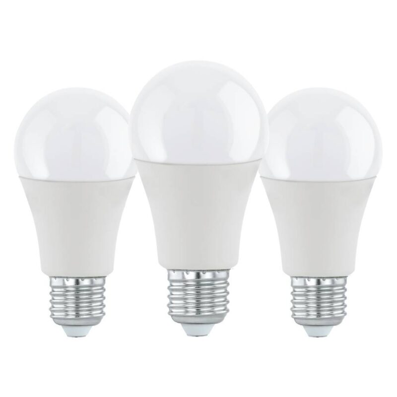 Set 3 becuri LED E27 A60 3X11.5W 3000K 117524