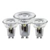 Set 3 becuri LED GU10 3X2.8W 3000K 117527