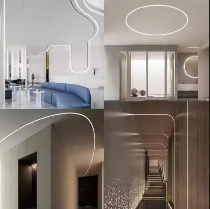 Profil Led Incastrat Flexibil din Aluminiu 2m - imagine 4