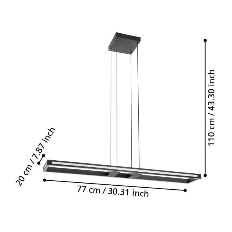 Alternative view of Lustră SALVILANAS-Z LED 33W IP20 99681