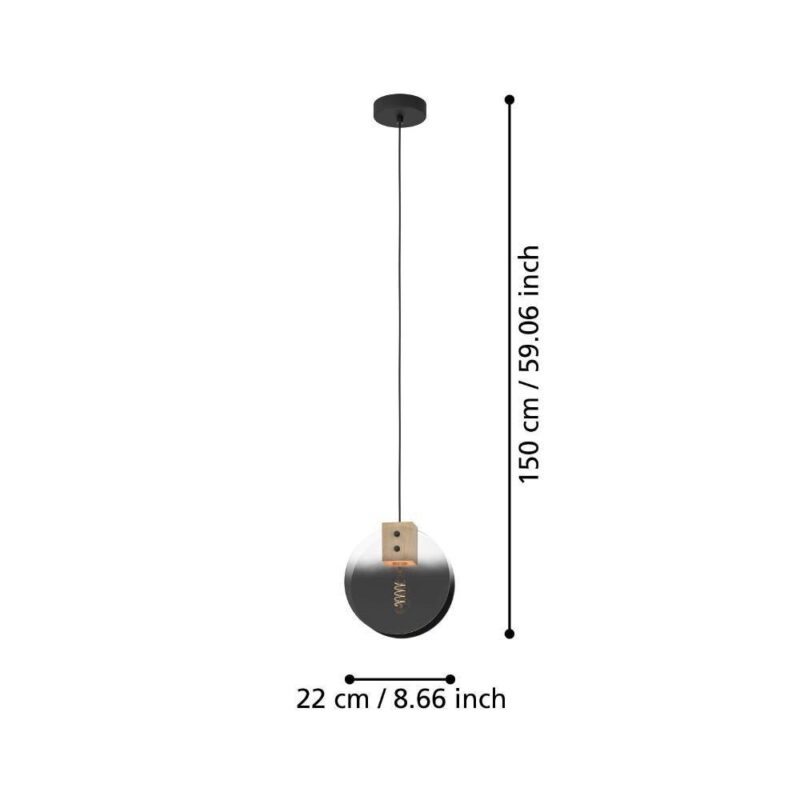 Alternative view of Pendul MILLENA E27 IP20 390141