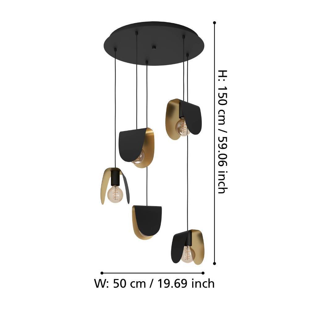 Lustră SERENARA 5XE27 IP20 390183 - imagine 3
