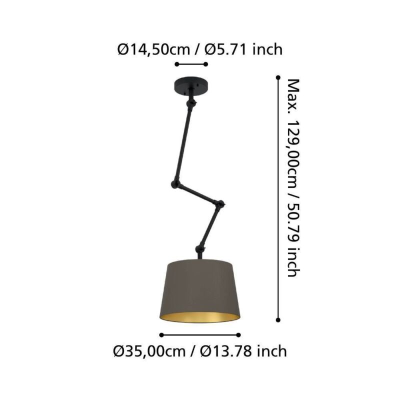 Alternative view of Pendul PISTUNIO E27 IP20 390198