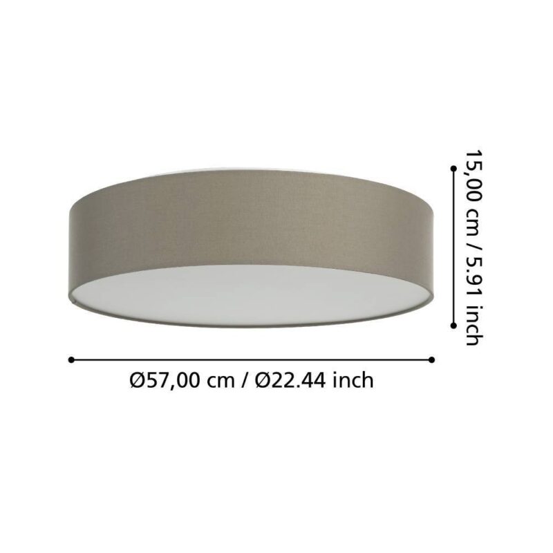 Alternative view of Plafonieră ROMAO-Z LED 35W IP20 900441