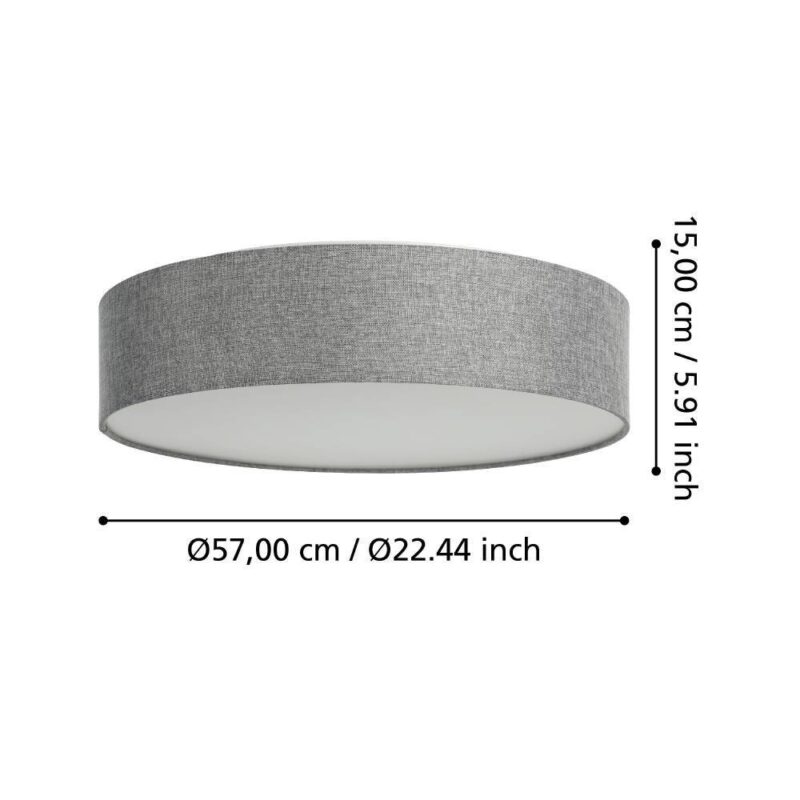 Alternative view of Plafonieră ROMAO-Z LED 35W IP20 900442