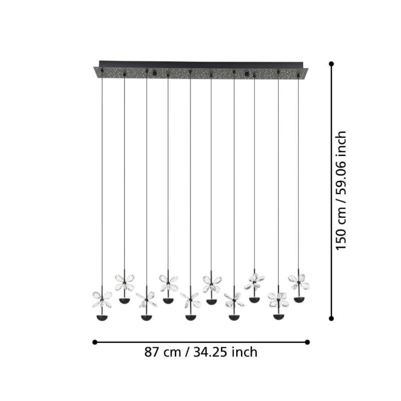 Alternative view of Lustră PIANOPOLI 2 LED 10X2.3W IP20 390278