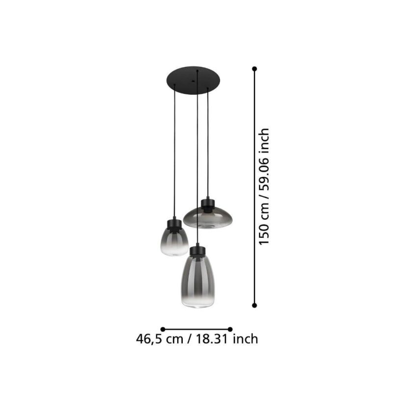 Alternative view of Lustră SARNARRA LED 3X5.4W IP20 390299