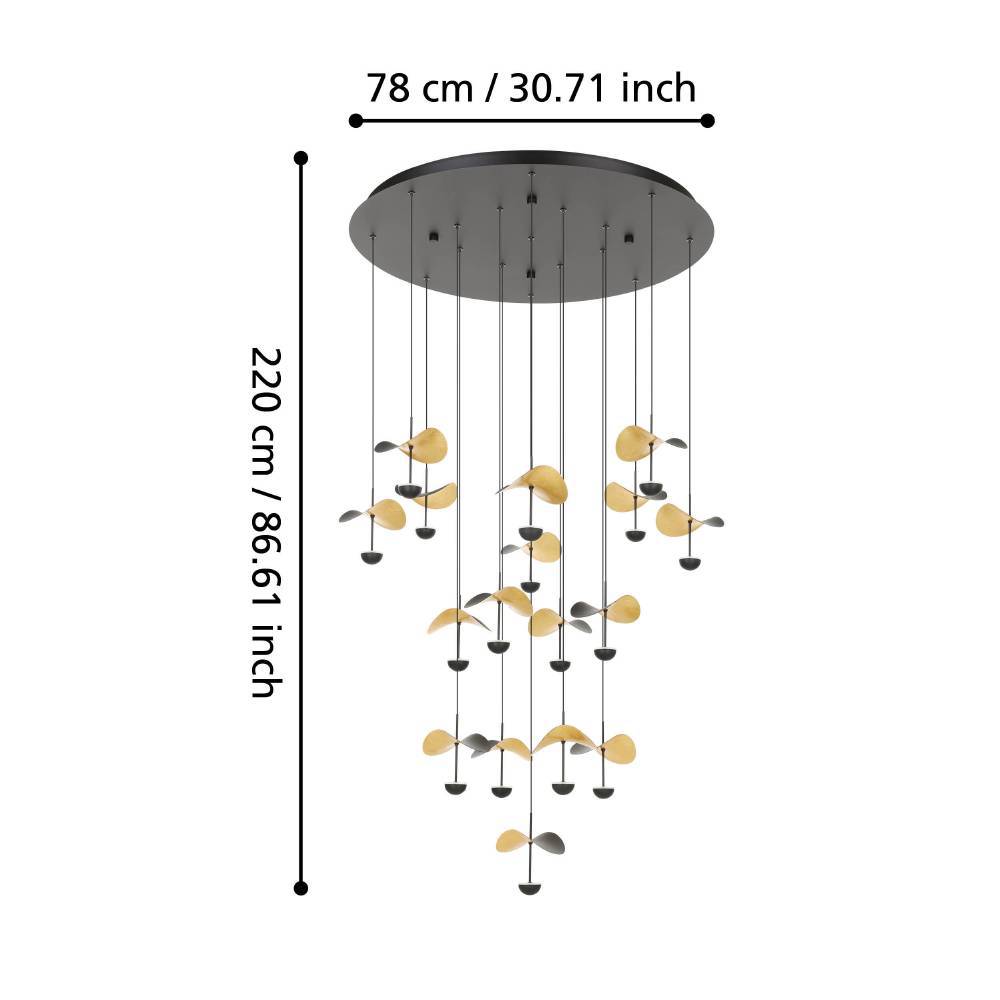 Lustră DRACERA LED 17X2.3W IP20 390341 - imagine 3