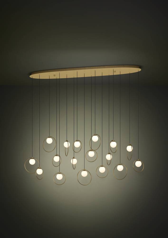 Lustră PORTOCOLOM LED 17X2.9W IP20 390348 - imagine 4