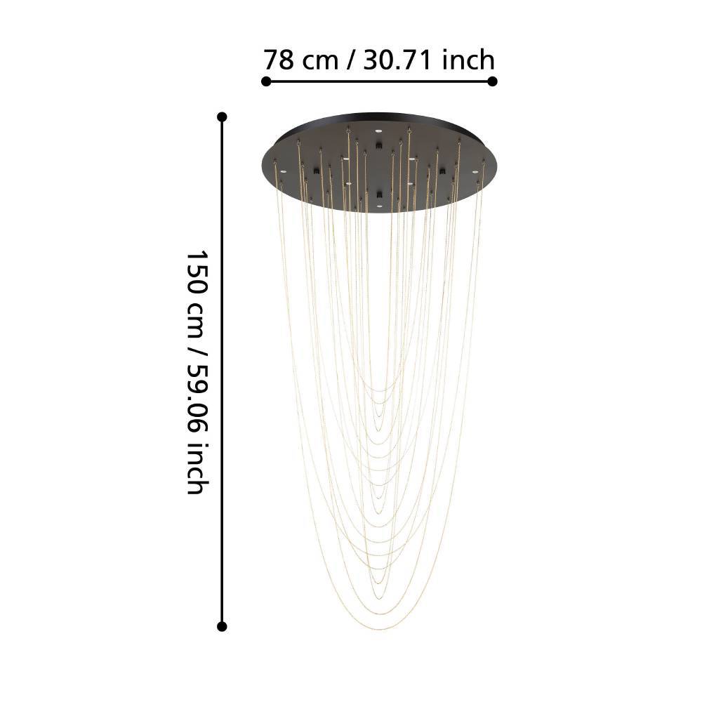Lustră TREPUCO LED 8X5.4W IP20 390355 - imagine 3