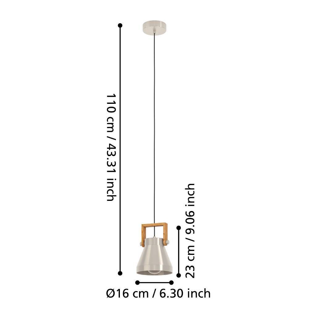 Pendul CAWTON E27 IP20 43951 - imagine 5