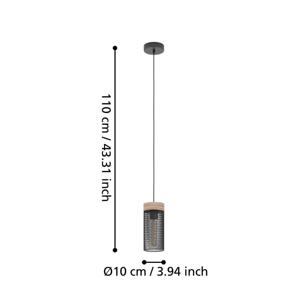 Pendul KILNSDALE E27 IP20 43833 - imagine 3