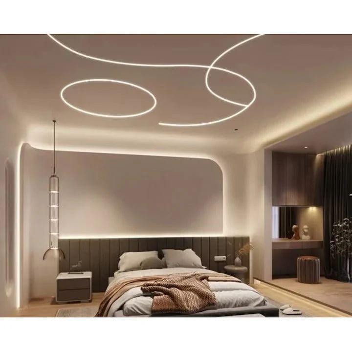 Profil Led Incastrat Flexibil din Aluminiu 2m - imagine 3