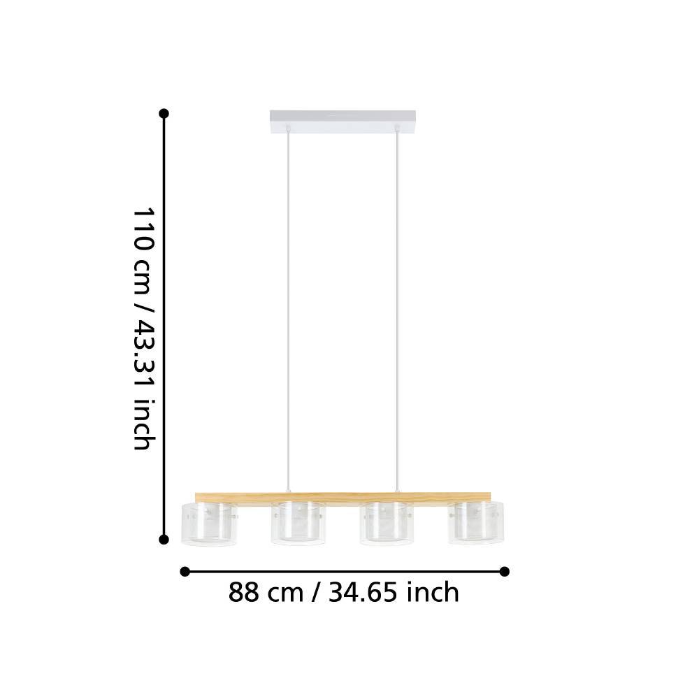 Lustră PORTICO-Z LED 4X3.7W IP20 900881 - imagine 4