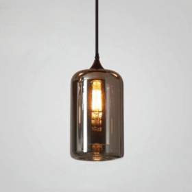 Pendul Maro Sticla Smoked 2 ,1X E27, D180×180×800mm