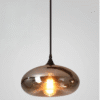 Pendul Maro Sticla Smoked 1 ,1X E27, D280×280×800mm