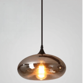 Pendul Maro Sticla Smoked 1 ,1X E27, D280×280×800mm