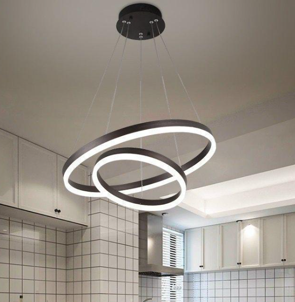 Lustra LED Ring 2 Maro, cu Telecomanda,3 Tipuri de lumina, 300+500mm