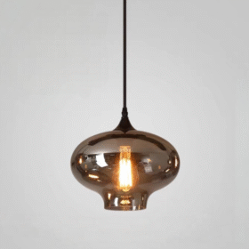 Pendul Maro Sticla Smoked 3 ,1X E27, D280×280×800mm