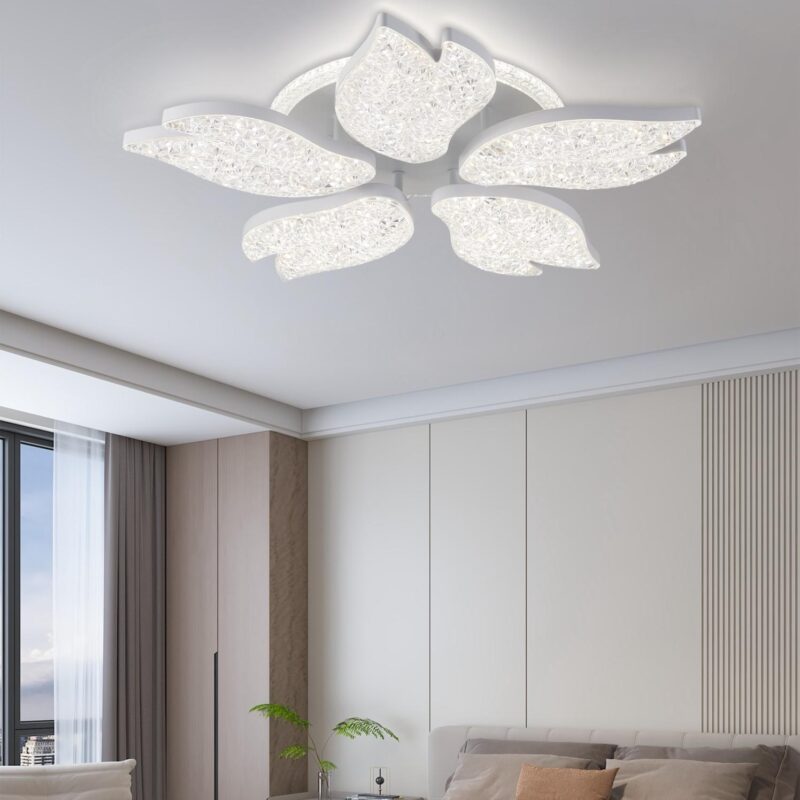 Plafoniera cu Telcomanda , 3 Tipuri de lumina,D560×560×H140mm