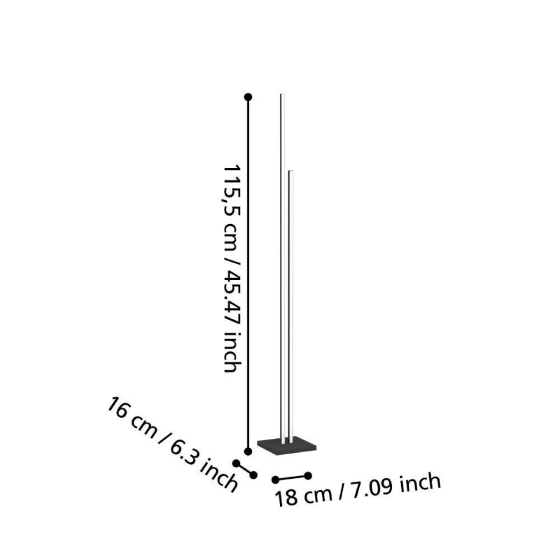 Alternative view of Lampadar CANNIGIONA 22.9W IP20 31234