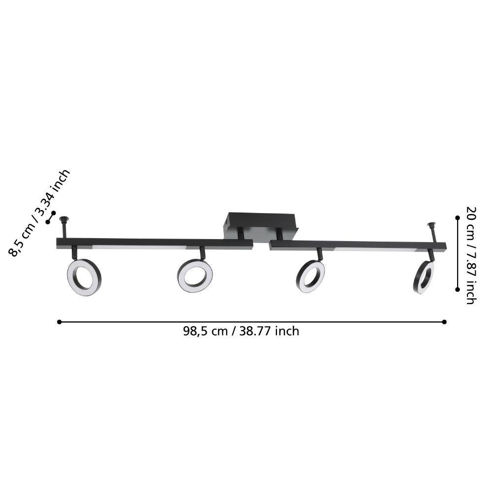 Spot pe bară CARDILLIO 2 LED 19.4W IP20 900516 - imagine 4