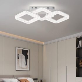 Plafoniera cu Telcomanda , 3 Tipuri de lumina,D650×300×H140mm