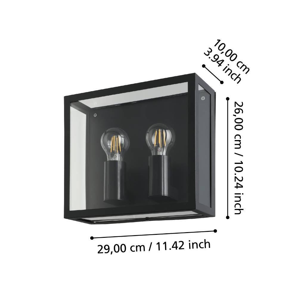 Aplică ALAMONTE 1 2XE27 IP44 900698 - imagine 3